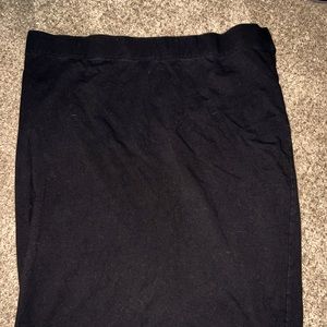 Boutique Women’s Plus Size XXL cotton pencil skirt black